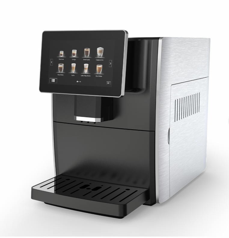 Touch screen coffee machine