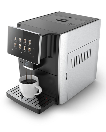 Touch screen coffee machine